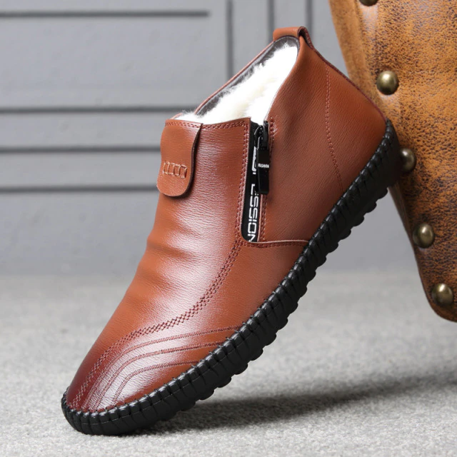 Olimar Men's Loafers Snow Shoes