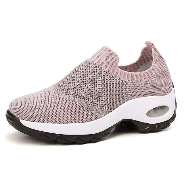 Pier Women's Breathable Walking Black Shoes