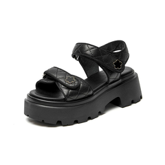 Rina Women's Leather Platform Sandal