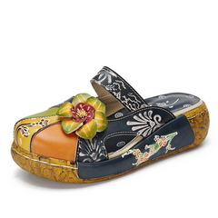 Rudi Women's High Quality Leather Clogs