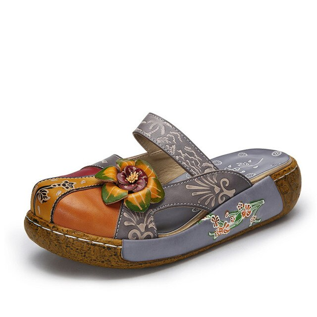 Rudi Women's High Quality Leather Clogs