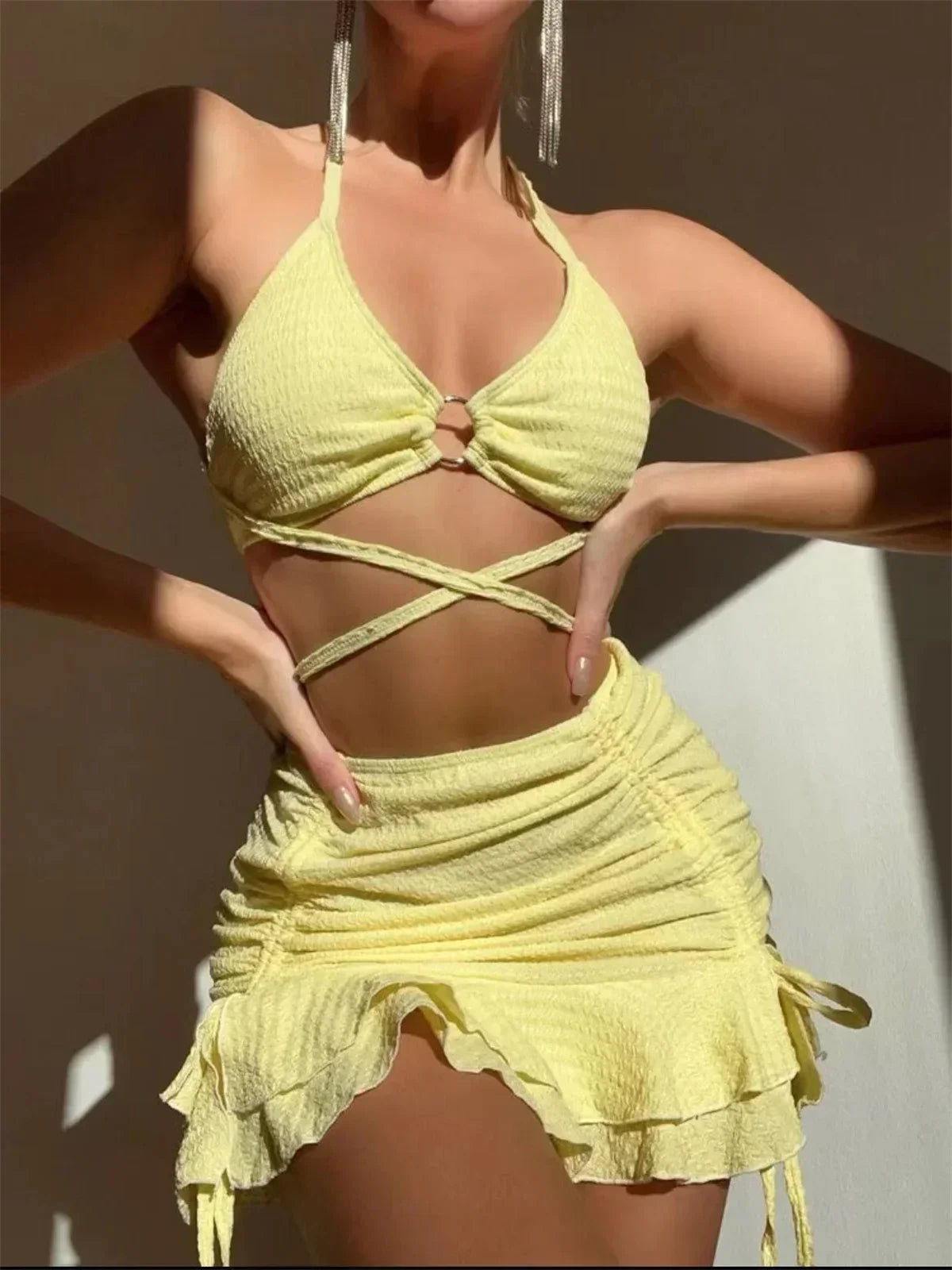 Sexy Yellow Bikini