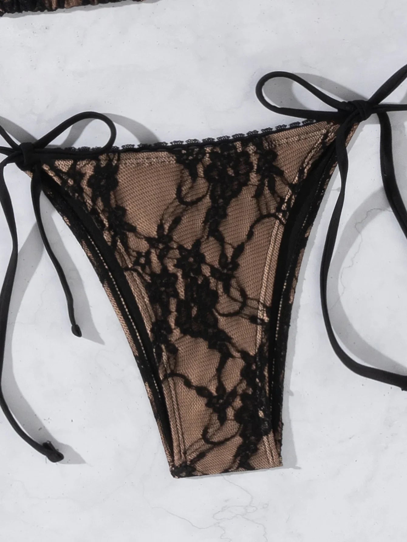 Sexy Mesh Black Bikini