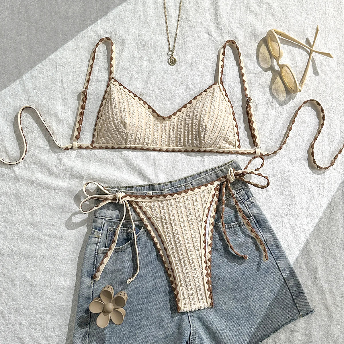 Sexy Triangle Bikini Set