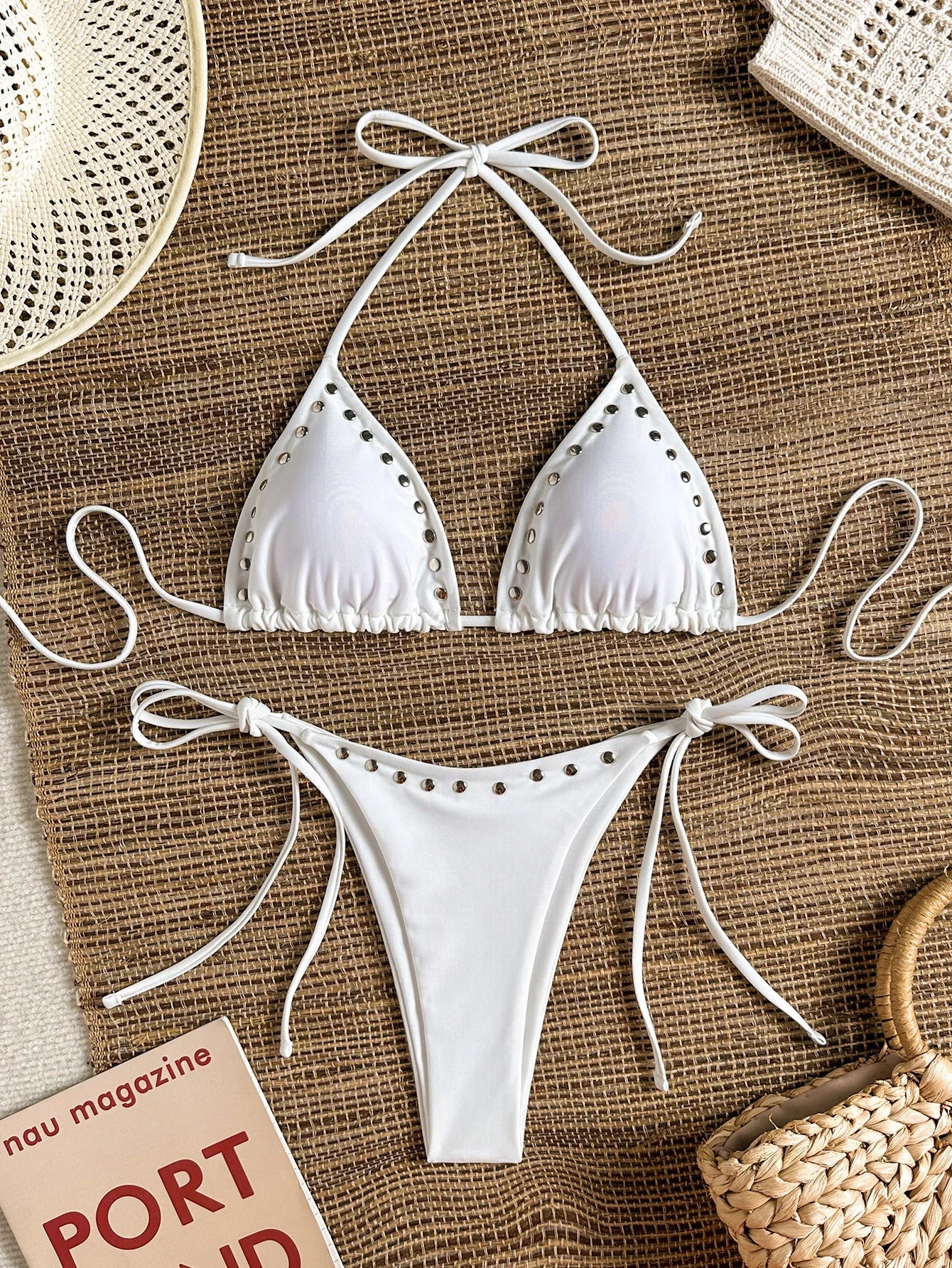 Sexy Rivet Bikini Set