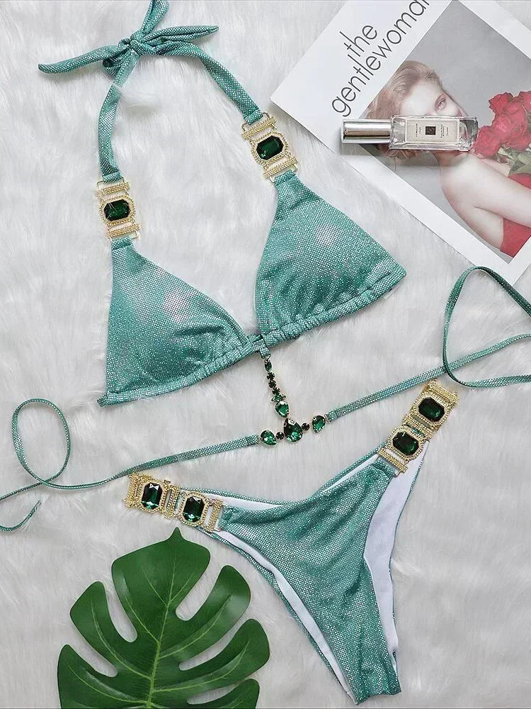 Rhinestone Swimsuit