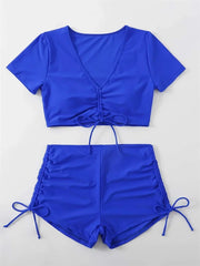 Sexy Drawstring Bikini Set