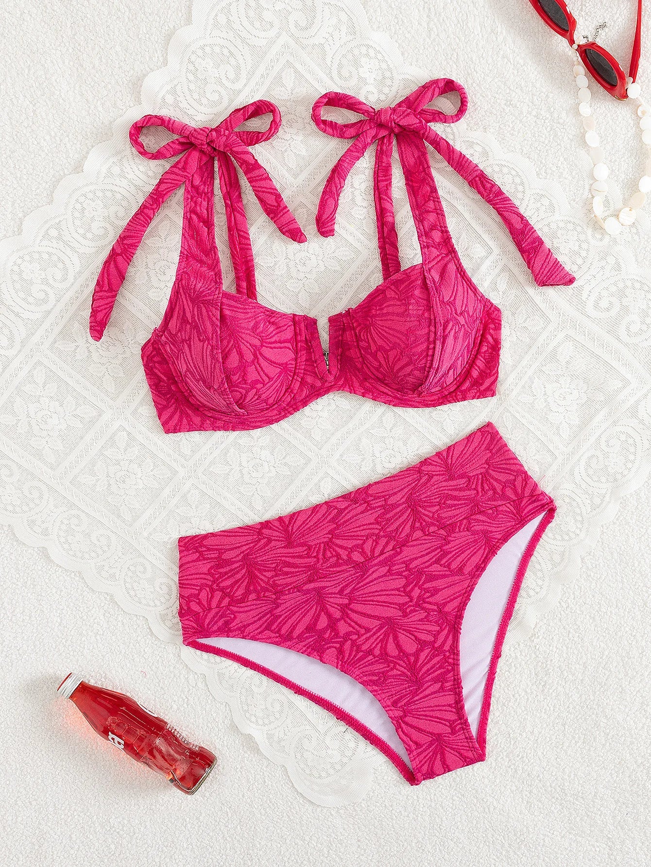 Summer High Waist Bikini Set