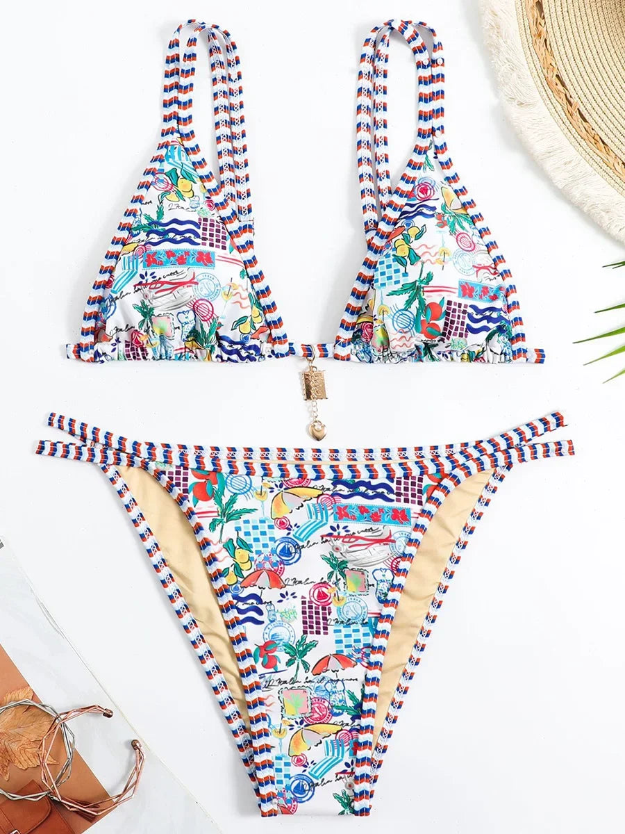 Floral Printed Bikini