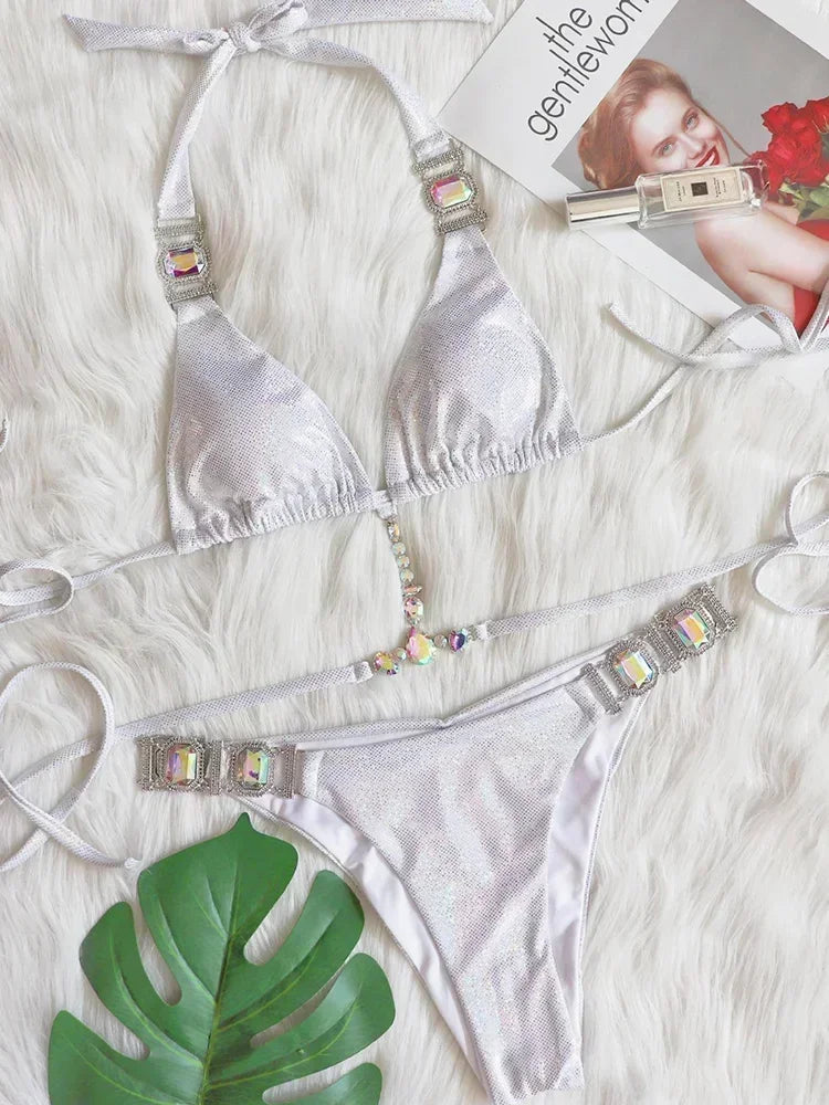 Rhinestone Swimsuit