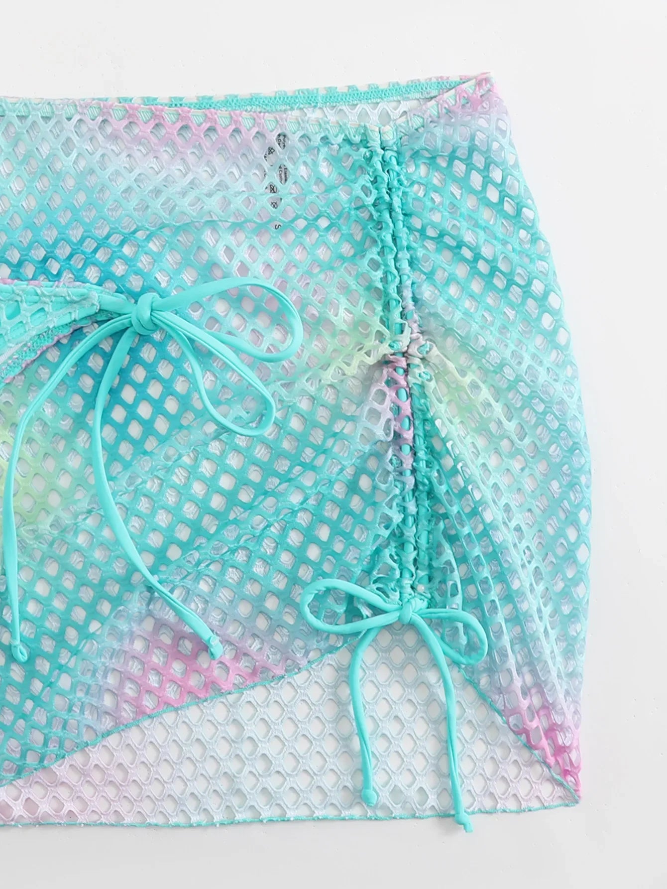 Sexy Green Gradient Print Bikini Set