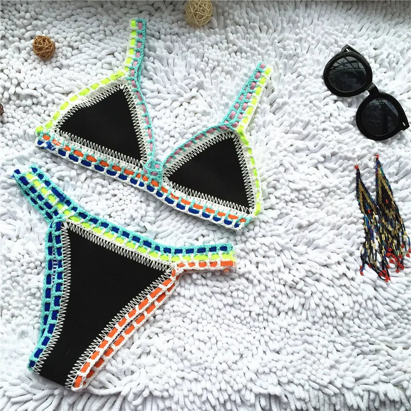 Handmade Crochet Knit Swimwear