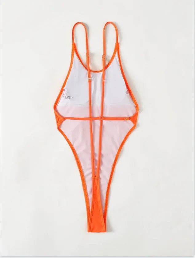 Sexy Extreme G String Mini Micro Thong Women Swimwear One Piece Swimsuit