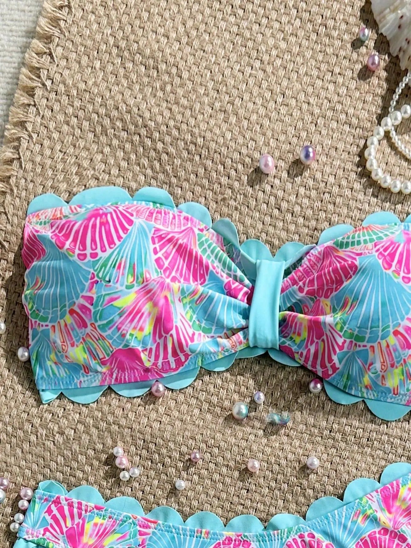 Sexy Ruffles Bandeau Bikini