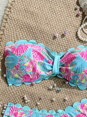 Sexy Ruffles Bandeau Bikini