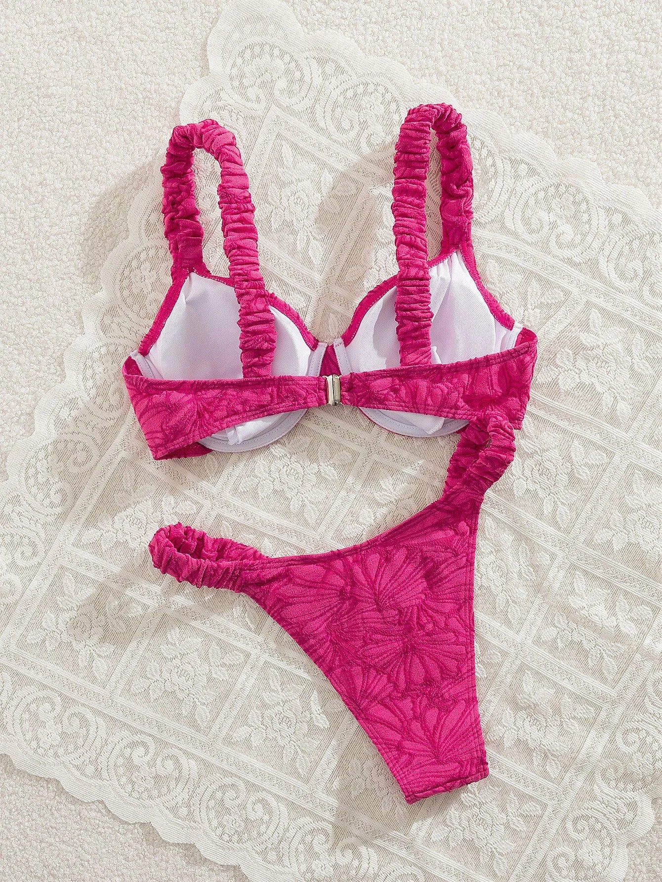 Sexy Hot Pink Bikini Set