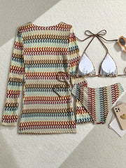 With Long Sleeve Cover Up Bikini
