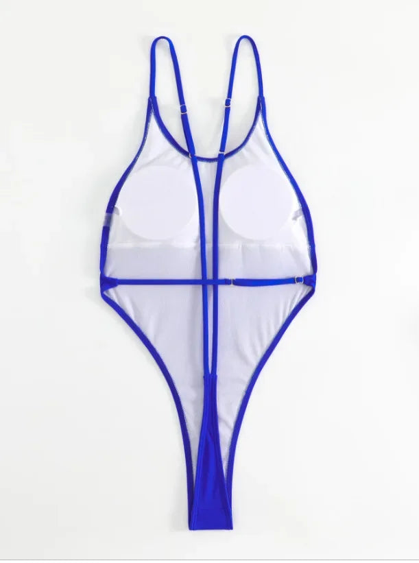Sexy Extreme G String Mini Micro Thong Women Swimwear One Piece Swimsuit