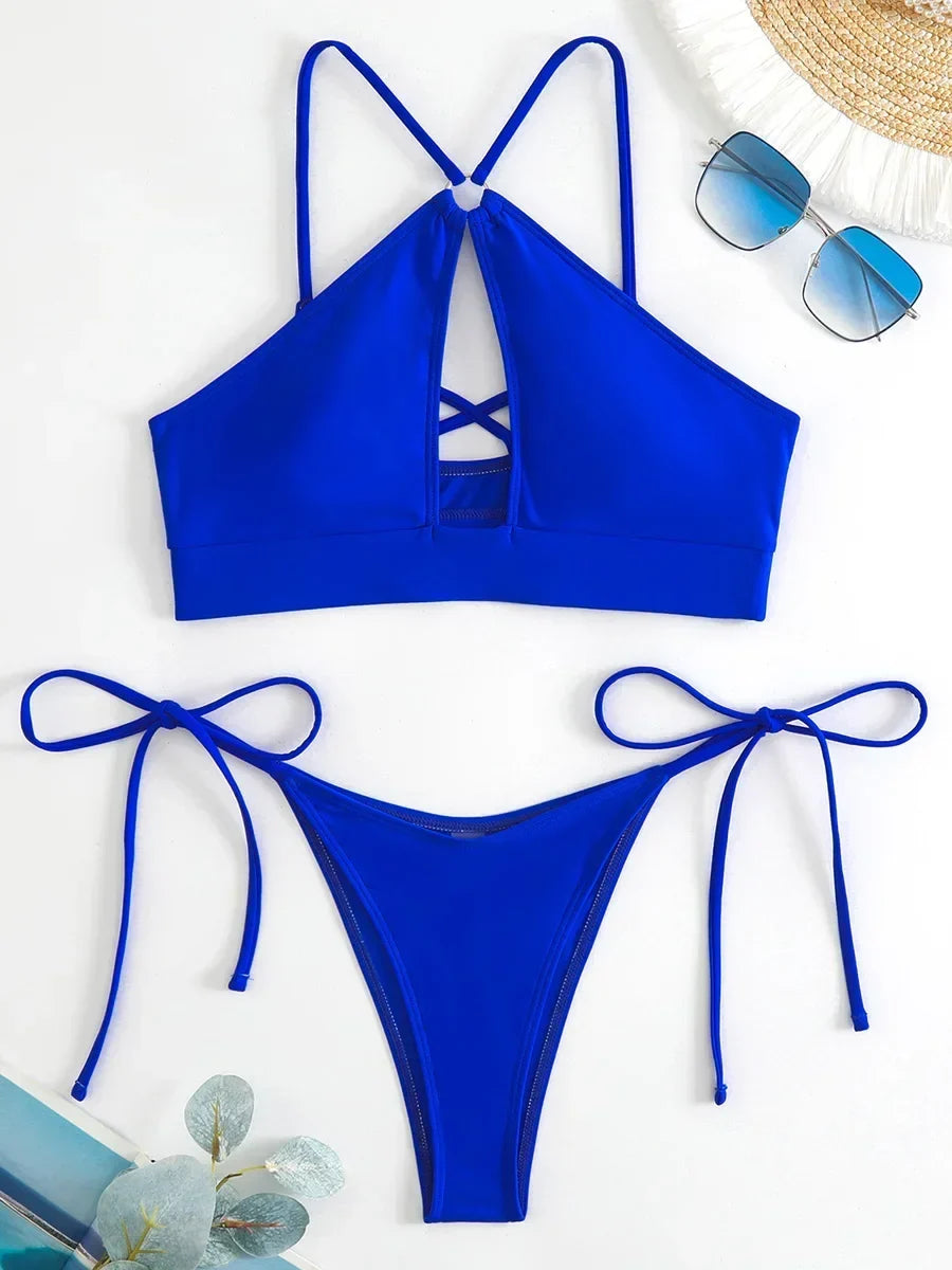 Sexy Hollow Out Brazilian Bikini