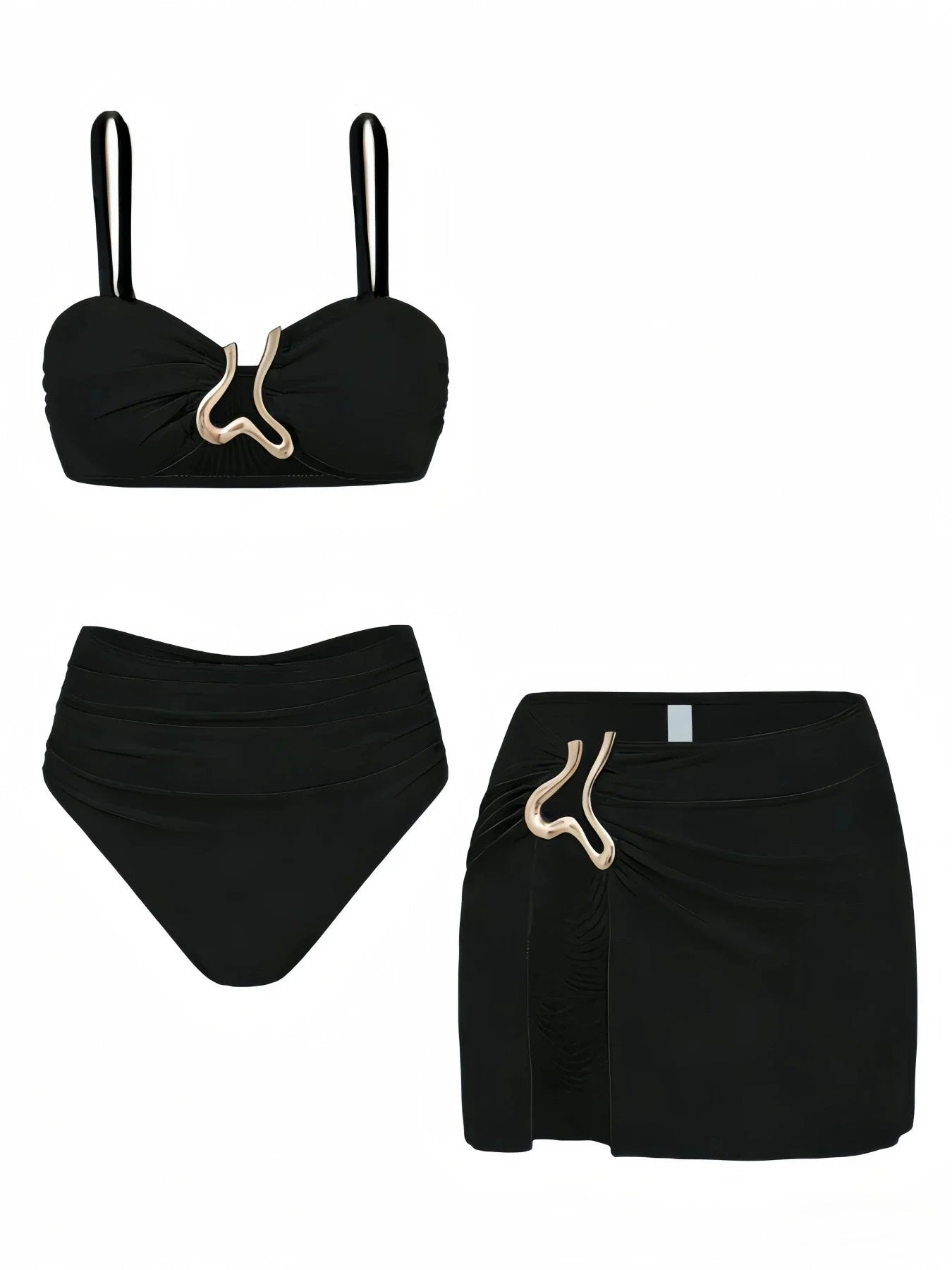 Sexy Detachable Shoulder Bikini Set