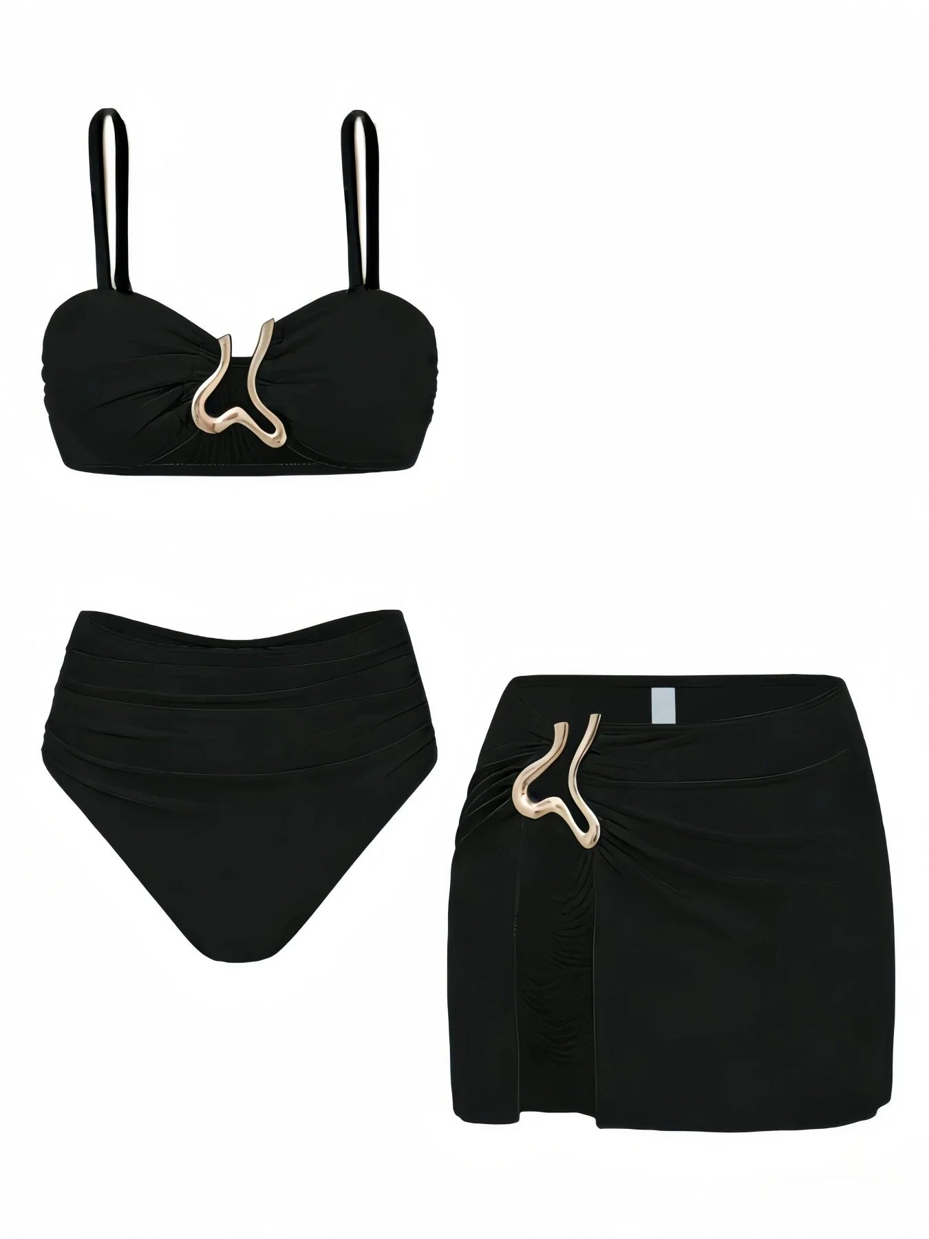 Sexy Detachable Shoulder Bikini Set
