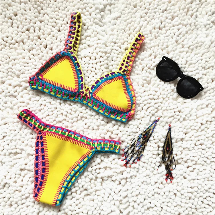 Handmade Crochet Knit Swimwear