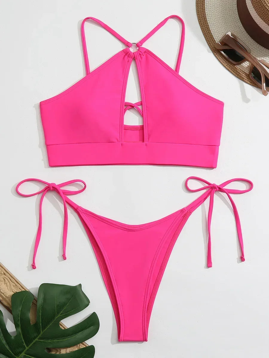 Sexy Hollow Out Brazilian Bikini