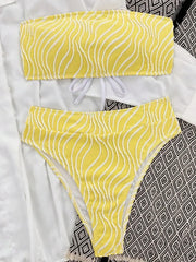 Wave Striped Bikini