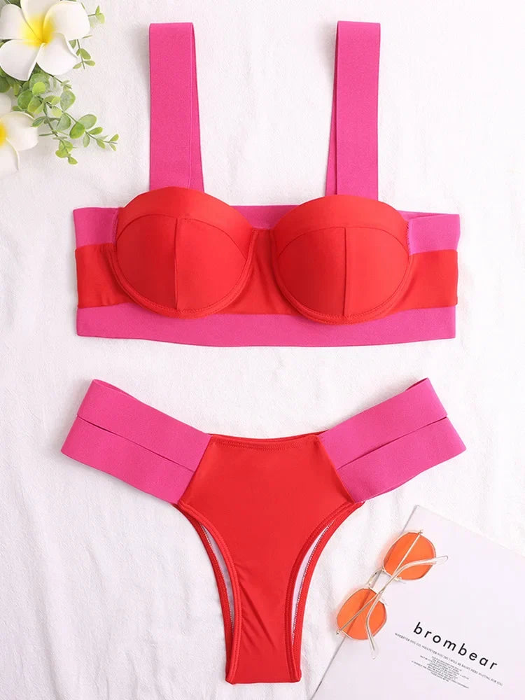 Leopard High Waist Bikini