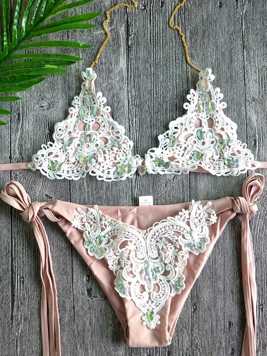 Halter Wrap Around Bikini