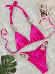 Sexy Rhinestone Bikini