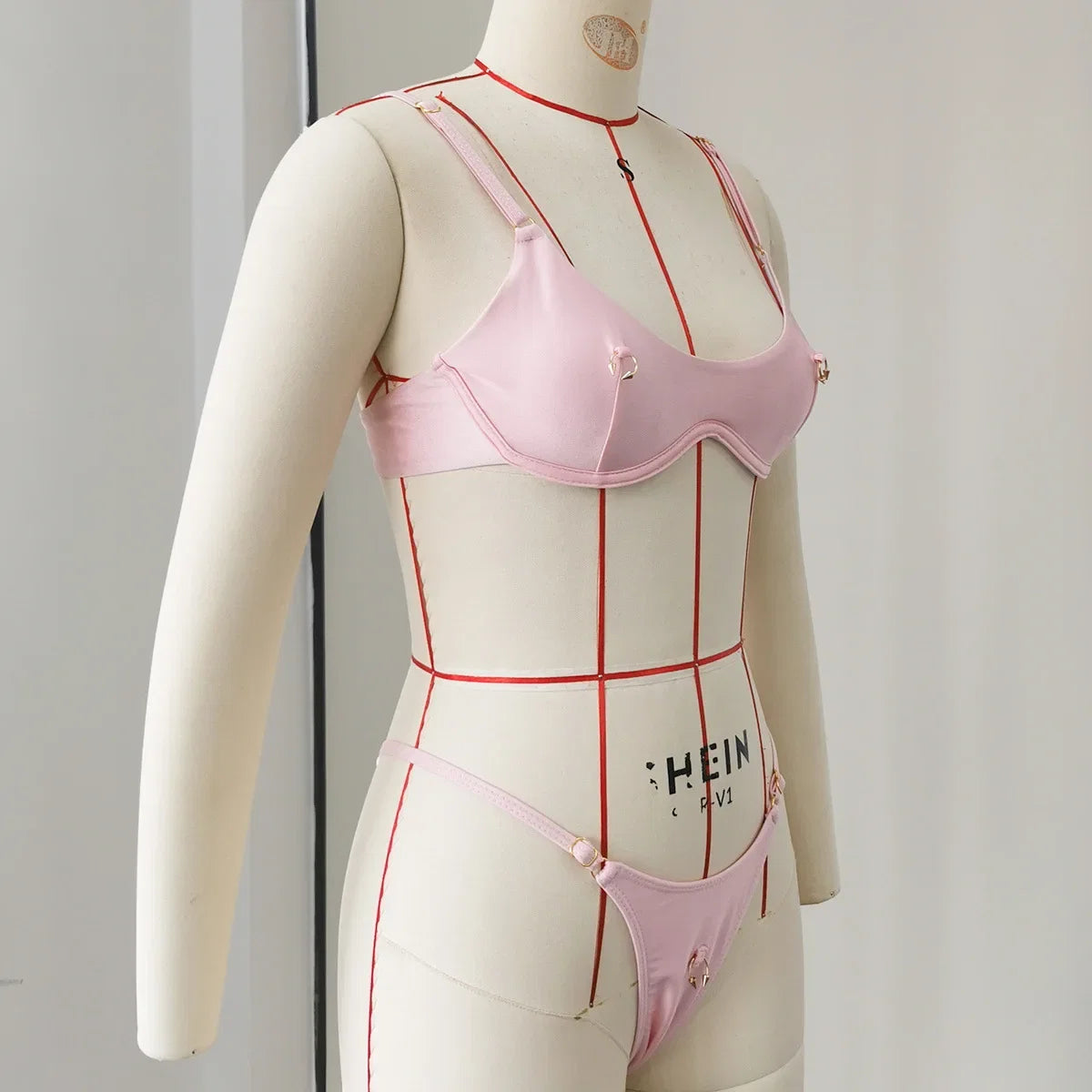 Sexy Pink Micro Bikini Set