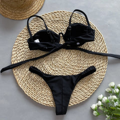 Sexy White Black Bikini