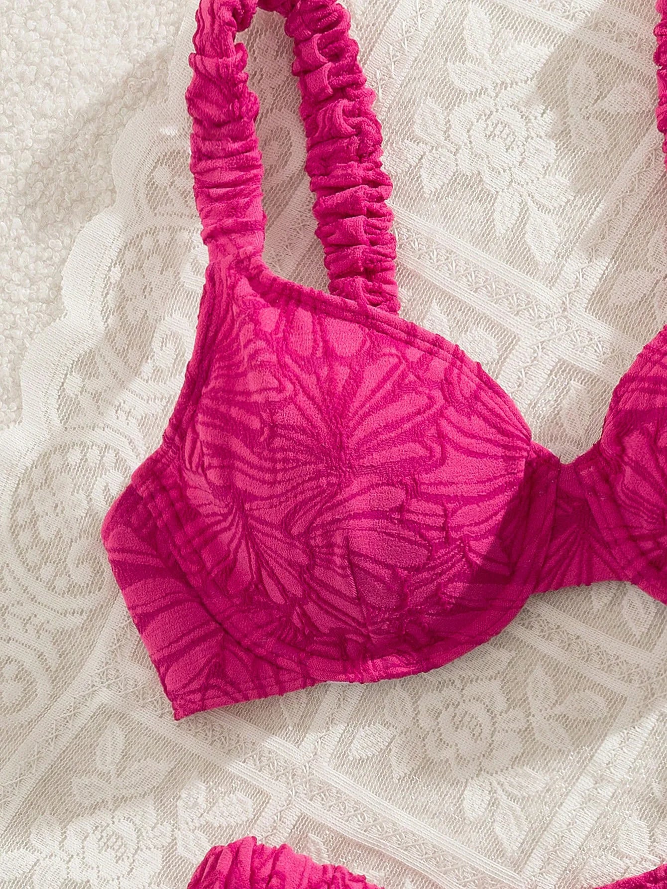 Sexy Hot Pink Bikini Set