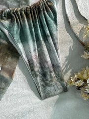 Green Tie Dye Ghradient Bikini Set