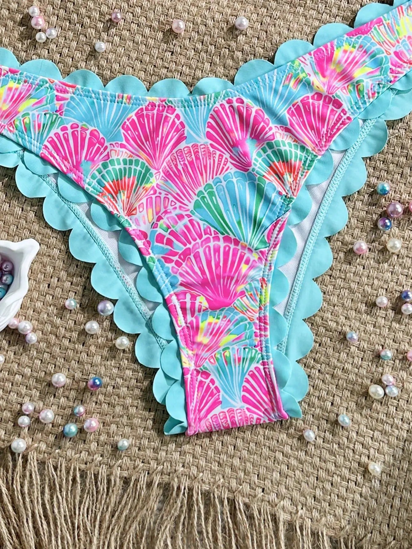 Sexy Ruffles Bandeau Bikini