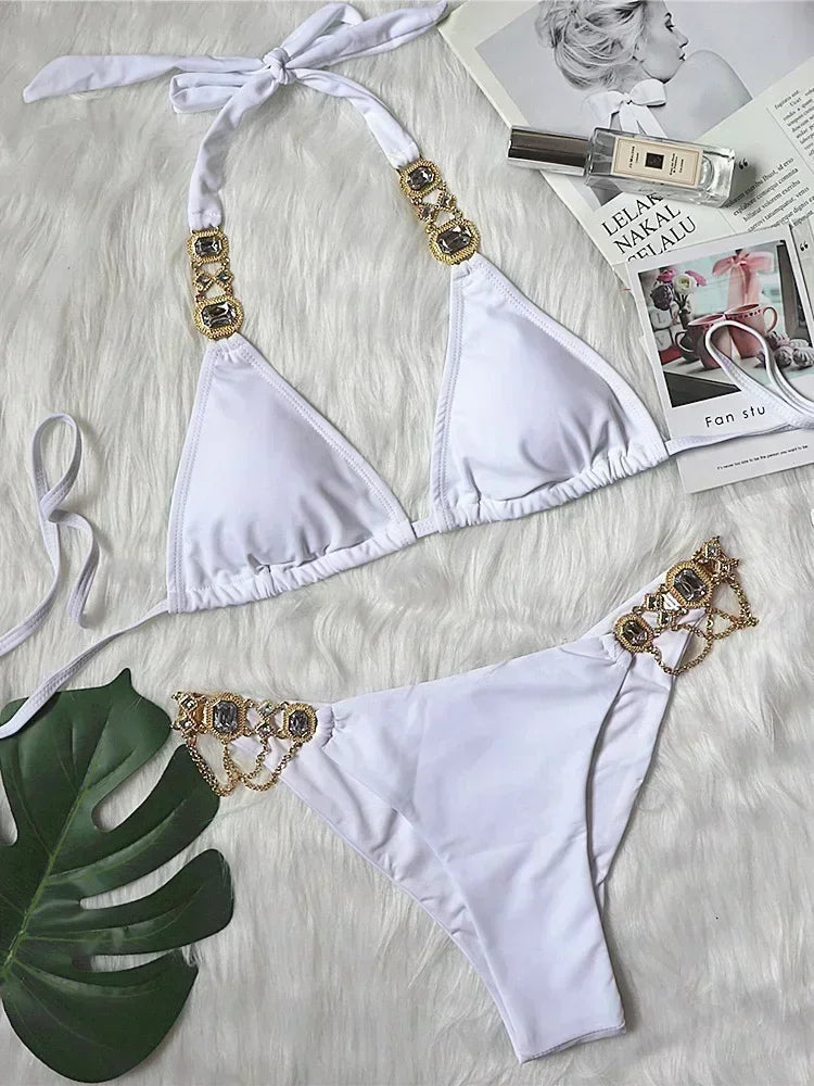Rhinestone Swimsuit