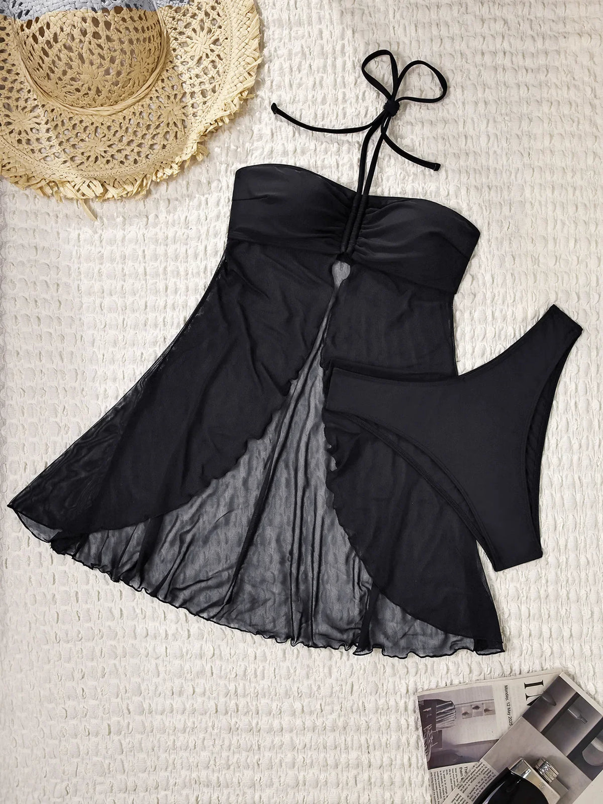 Vintage black Bikini Set