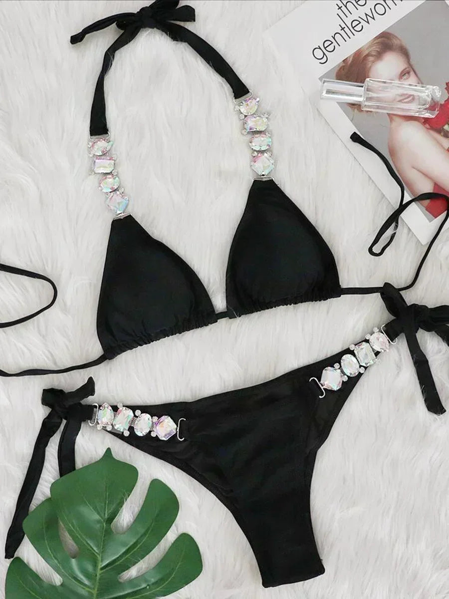 Rhinestone Swimsuit