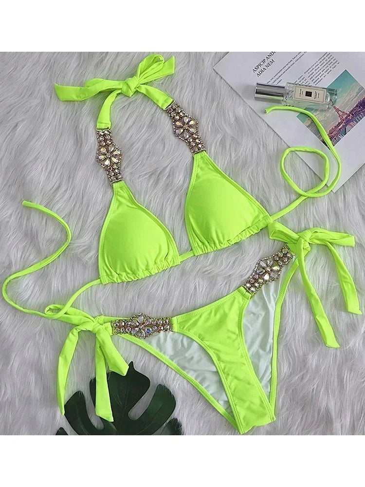 Rhinestone Swimsuit