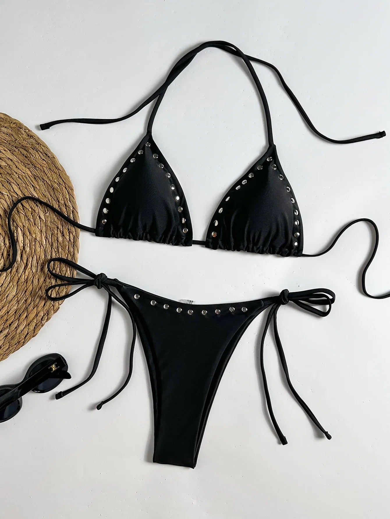 Sexy Rivet Bikini Set