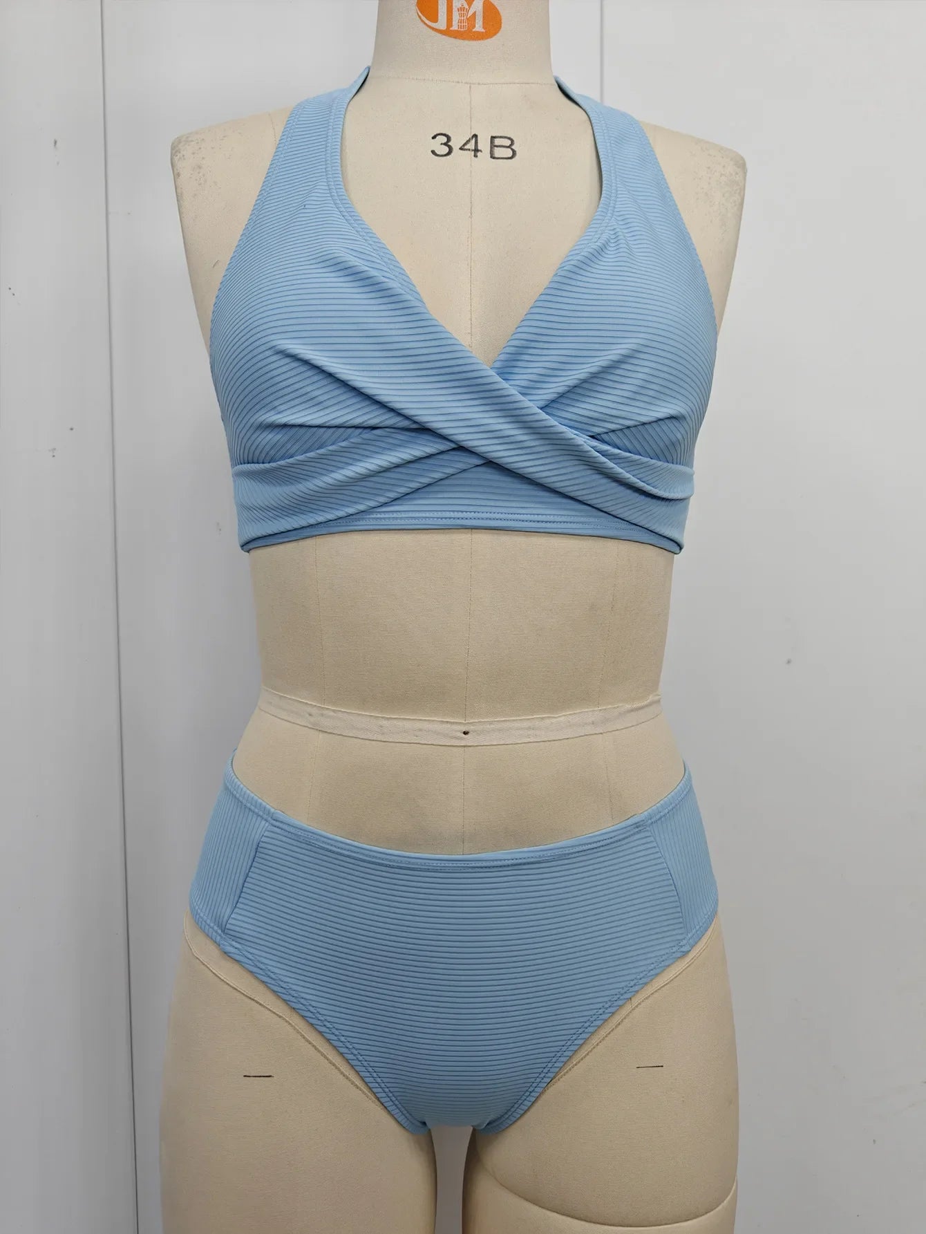 Sexy Cross Push Up Bra Two Piece Bikini Set