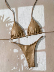 Sexy Diamond Coffee Bikini Set