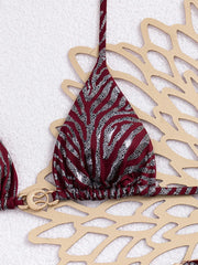 Halter Strappy Micro Thong Bikini