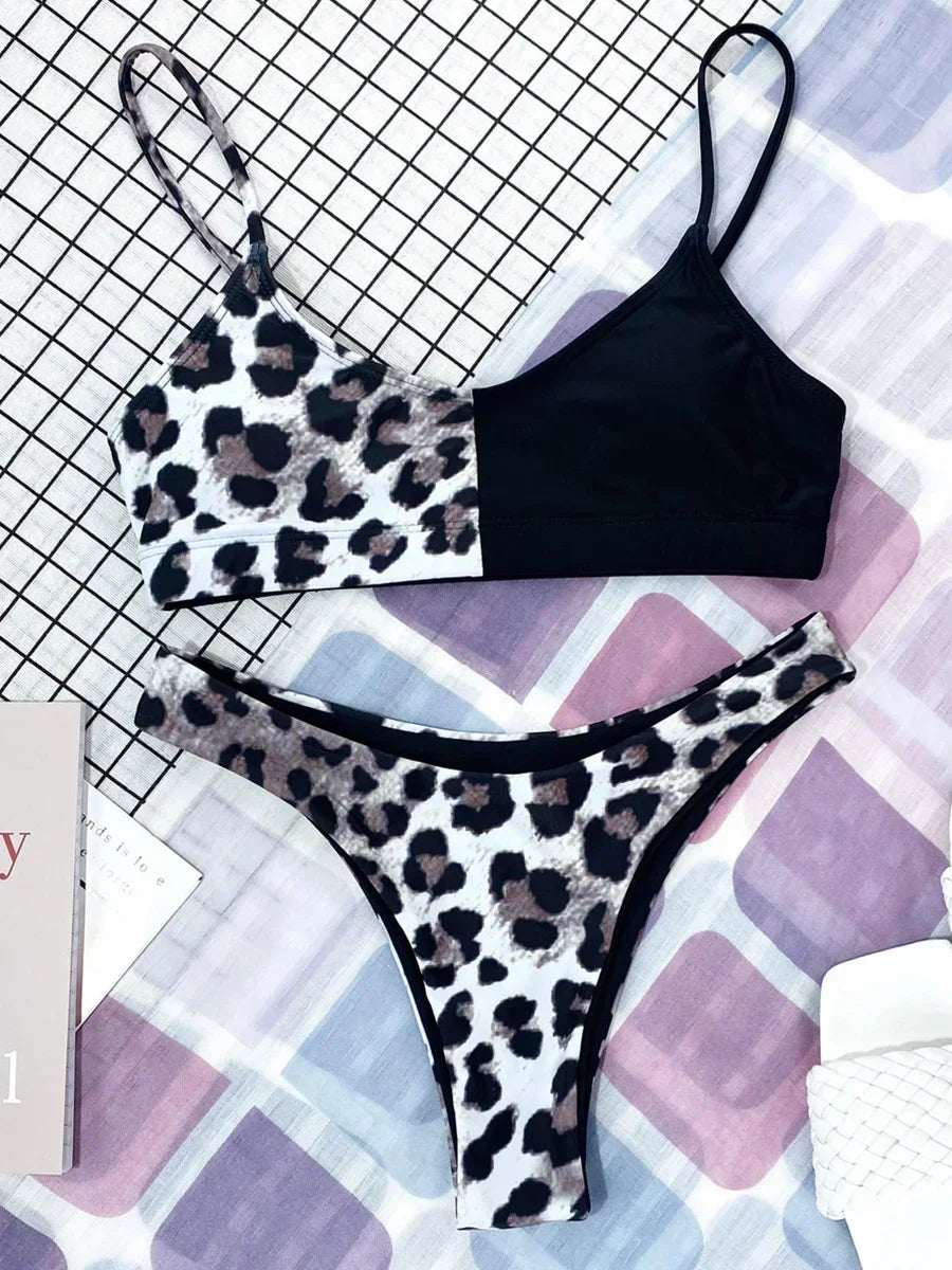 Snake Leopard Brazilian Bikini