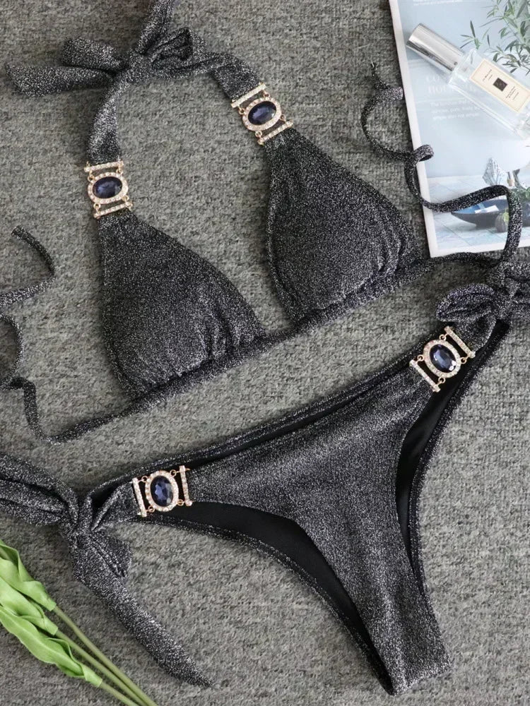 Rhinestone Swimsuit