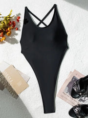 Extreme Mini Micro G String Cross Backless Thong Monikini Women Swimwear One Piece Swimsuit