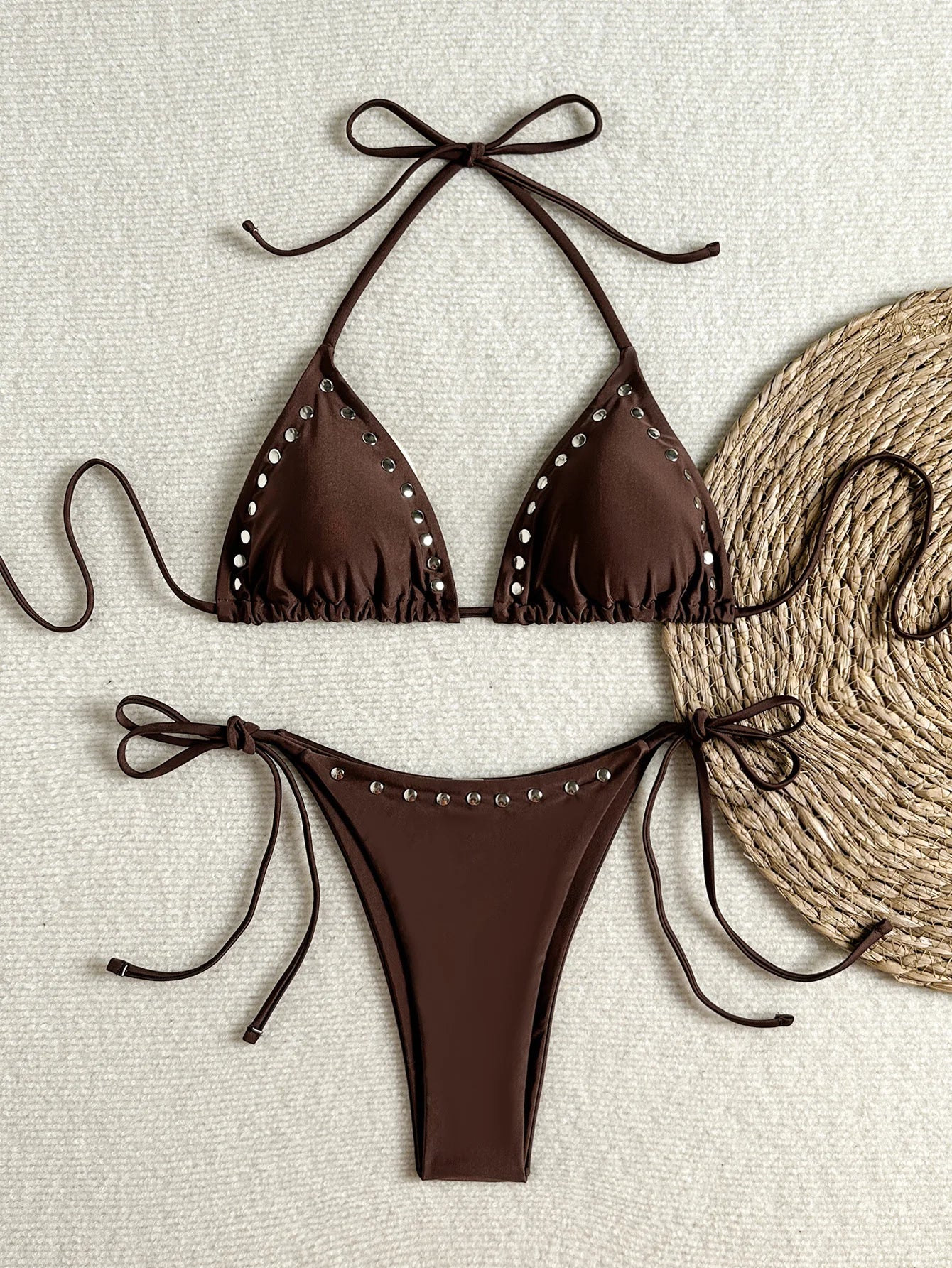 Sexy Rivet Bikini Set