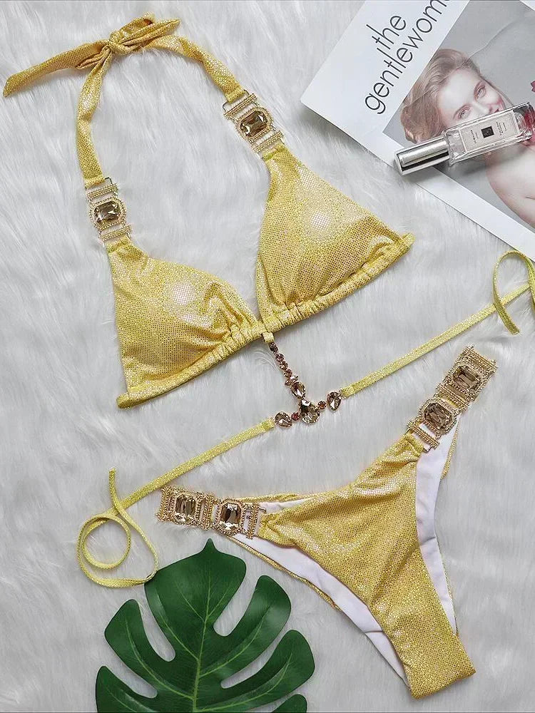 Rhinestone Swimsuit