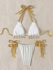 Shiny Snake Skin Bikini
